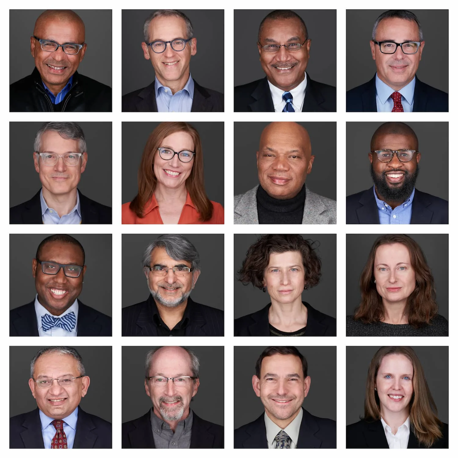 Example of consistent corporate team headshots