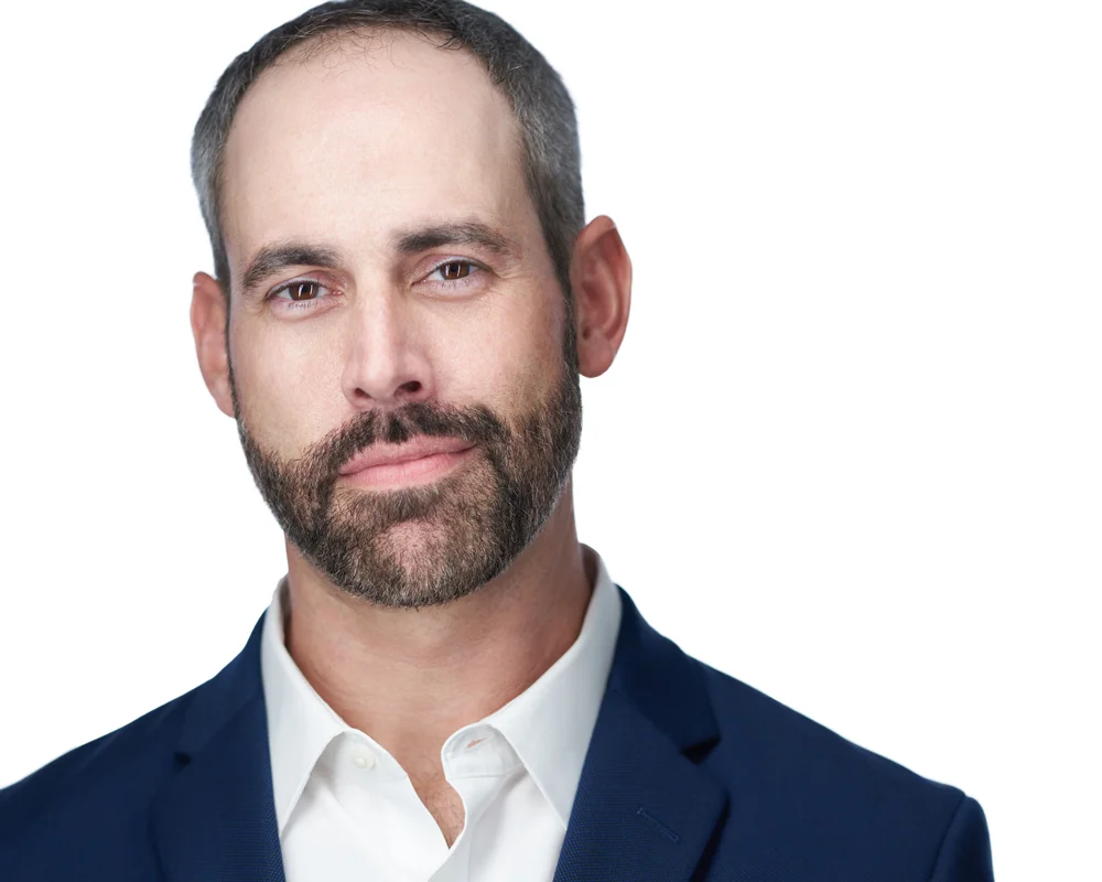 Business headshot on a white background by MHamiltonVisuals