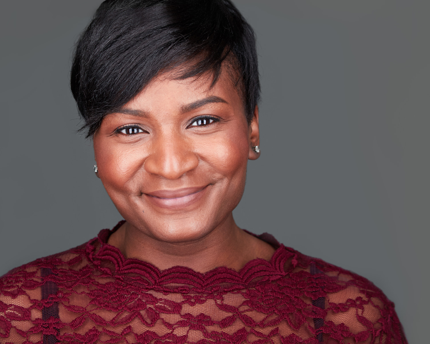 Philadelphia sorority headshot grey background student prices