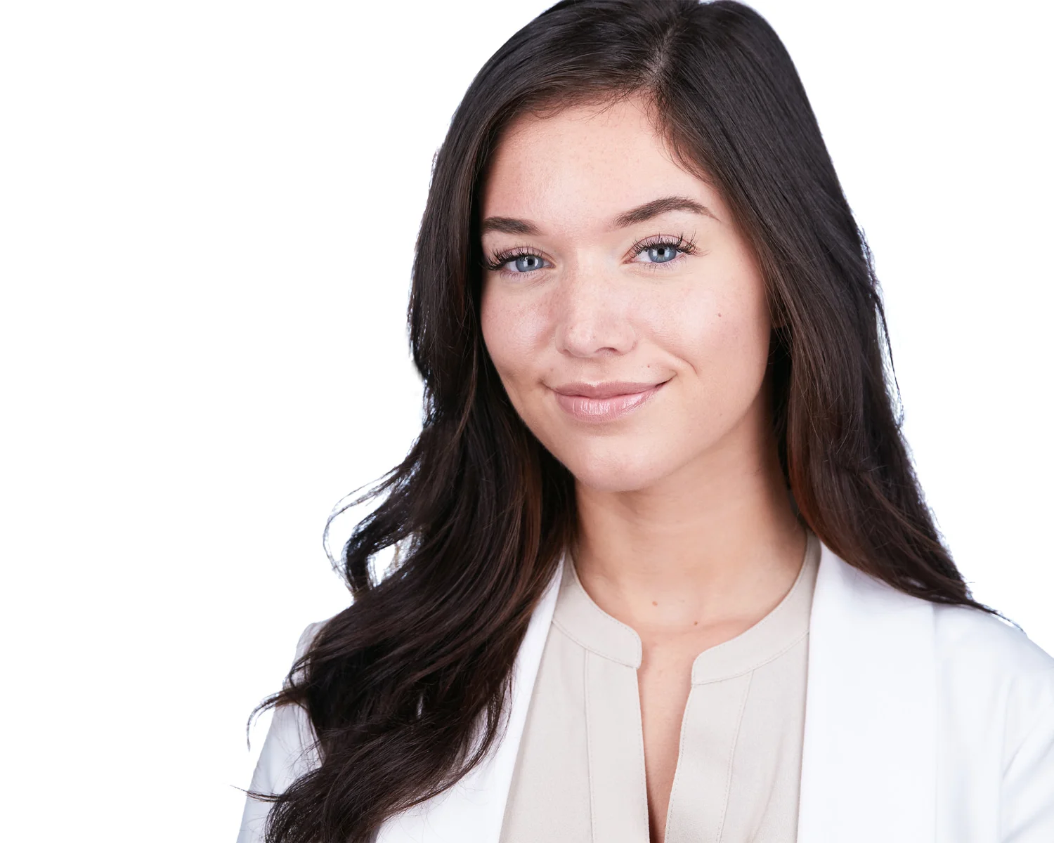 Philadelphia internship headshot white background - student professional portrait