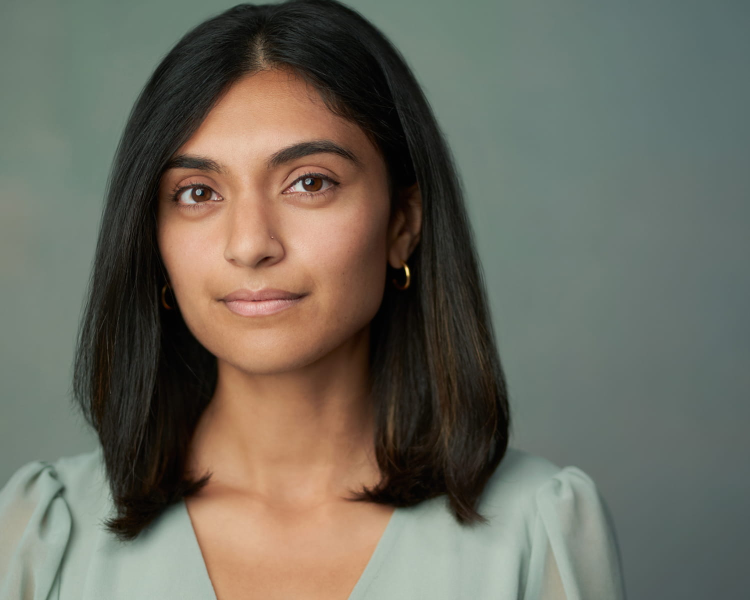 Natural professional headshot with soft lighting - modern business portrait